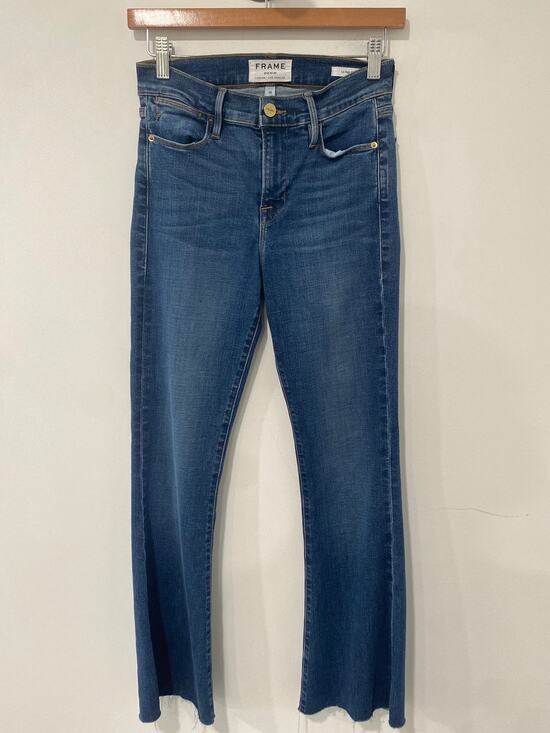 Frame Denim Denim - FRAME Le High Flare Jeans Blue Size 26